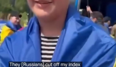 Russian forces cut off the finger of a Ukrainian soldier from Sloviansk while he was in captivity. Today, he returned home.