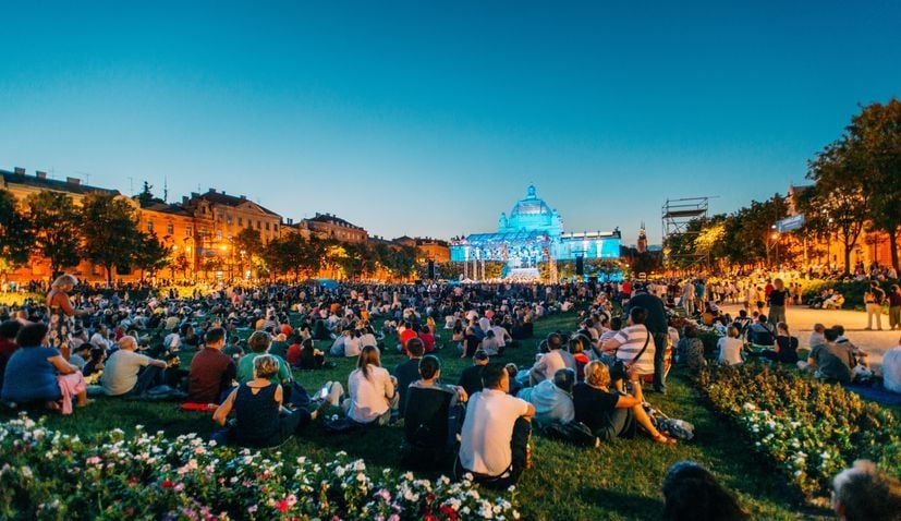 King Tomislav Square during Zagreb Classic