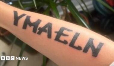 Rhondda man's 'hilarious' Welsh tattoo misspelling goes viral