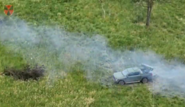 Ukrainian-made Sivalka VM-8 flamethrower system installed on a pickup truck of the Support Forces hit russian positions. [Published 25.06.2025]