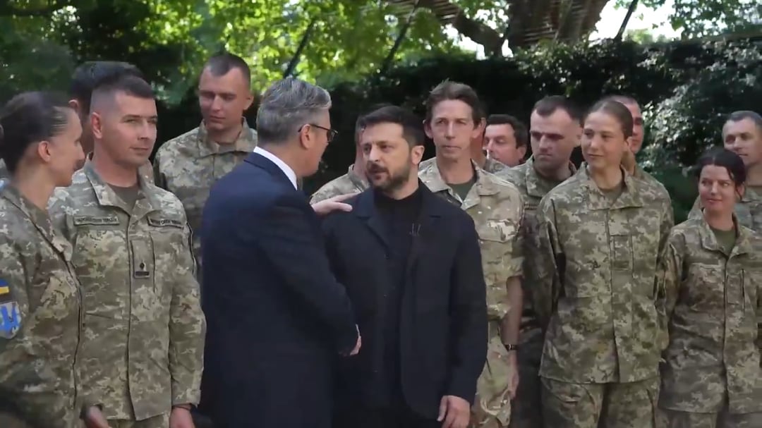 Zelensky: "Together with PM Starmer, we met and spoke with Ukrainian defenders undergoing training in the UK under Operation Interflex. Thanks to the support of the United Kingdom, around 58,000 people have completed training as part of Interflex." 23.06.2025