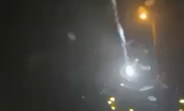 debris fall onto ground in Qatar