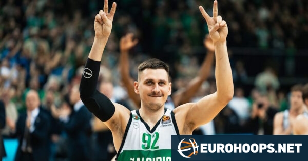Zalgiris connects late to beat Rytas and win the Lithuanian League