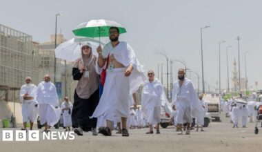 Saudi Arabia seeks to prevent heat deaths as Hajj pilgrimage begins