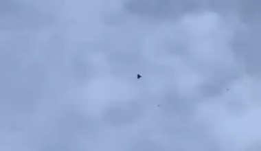 An anti-aircraft drone shot down a Shahed/Gerbera drone. June 2025.