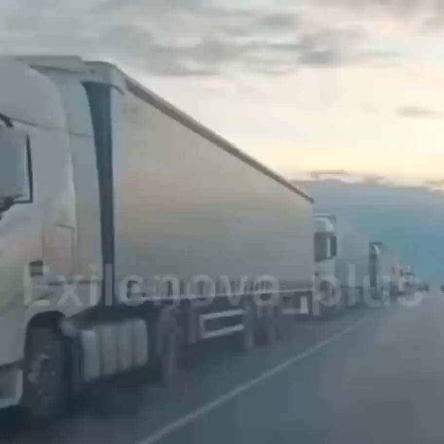 Russian policeman now stop every truck in the road to Irkutsk, according to this lady, to search it thoroughly. Check the video with subtitles to get full context.
