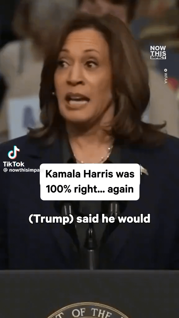 Kamala was right then, and she’s right now. To all the MAGATS, over 10 million Democrats, and the lazy voters who didn’t support her—this is on you.