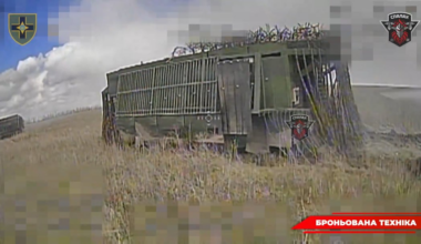 Ukrainian fiber optic drones of the Rubak 28 of the 28th Mechanized Brigade hit Russian assault sheds on the move. Toretsk direction. [Published 12.06.2025]
