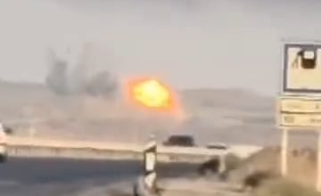 Israeli munitions striking the Natanz Nuclear Facility in Iran (June 13, 2025)