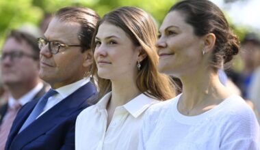Sweden's Princess Estelle, 13, makes appearance at sculpture park with her mom and dad