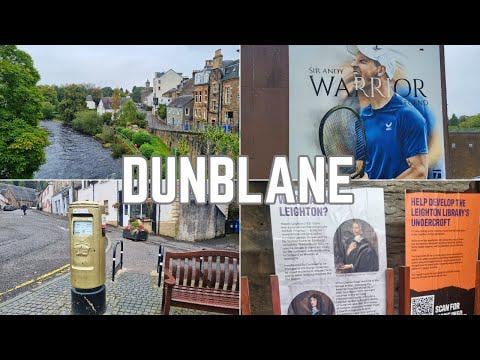 Exploring the beautiful town of Dunblane in Scotland, hometown of two time Wimbledon champion Andy Murray