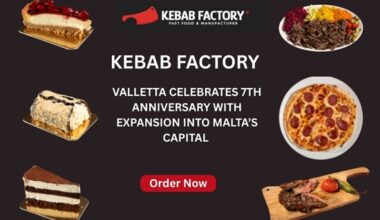 Kebab Factory Valletta Celebrates 7th Anniversary with Expansion into Malta's Capital