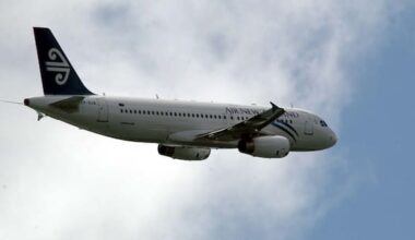 Air New Zealand flight to Queenstown struck by lightning