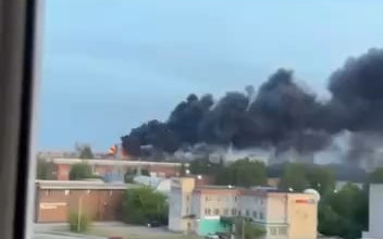 An-196 “Liutyi” hitting factory ABS Electro in Cheboksary city, Russia, 8-9th Jun 2025