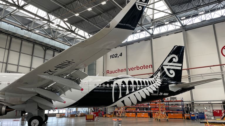 An Air New Zealand Airbus A321neo