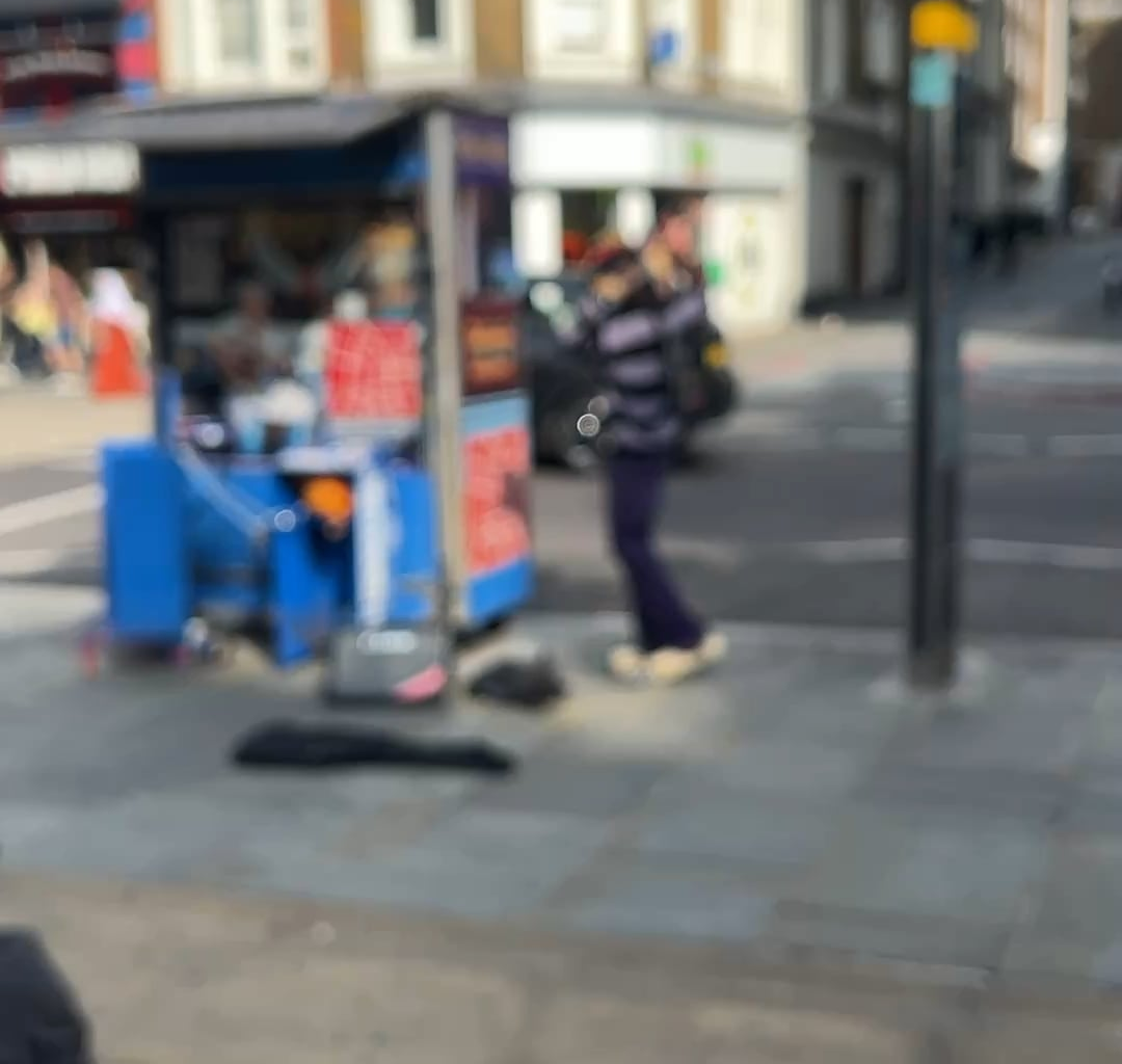 Who is this busker outside Liverpool st station?