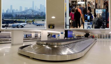 2-year-old boy is swept away on luggage conveyor belt at Newark Airport in latest terror at beleaguered travel hub
