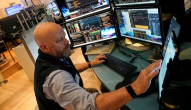 Oil prices leap 7% and US stocks slump more than 1% on worries about the crude market
