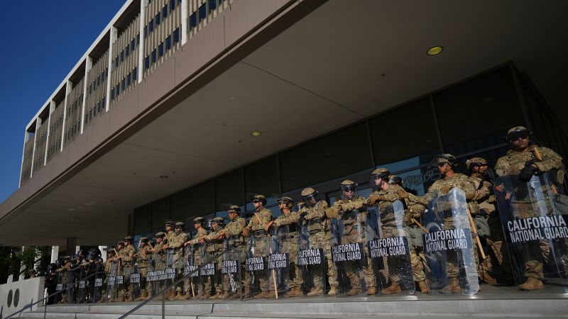 Trump is hyping a case to use American troops on domestic soil