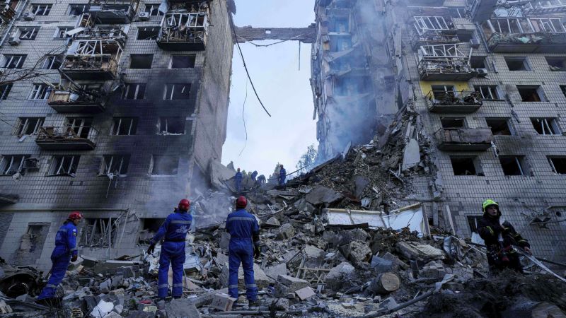 15 killed in worst Russian strikes on Kyiv in almost a year