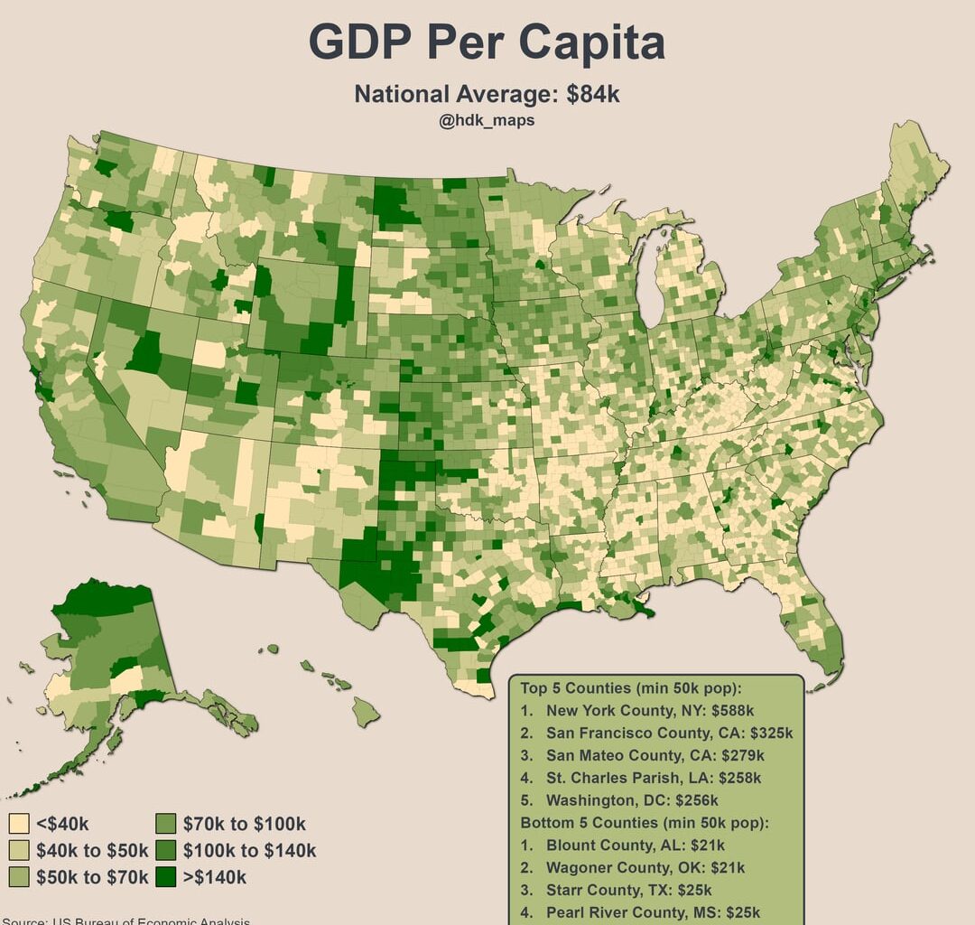 [OC] GDP in the US