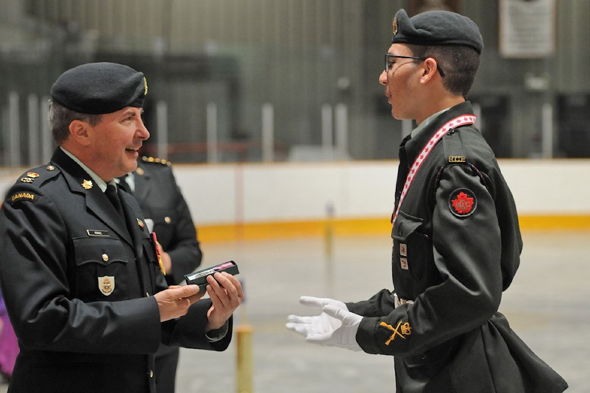 PHOTOS: 2 Chilliwack army cadets awarded King Charles coronation medal