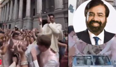 'Indians everywhere...': Harsh Goenka reacts to viral Wall Street baraat video, netizens bring Trump into online chatter