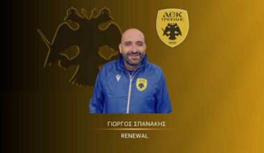 ΑΕΚ Τρίπολης - Συνεχίζει και την νέα σεζόν ο Γιώργος Σπανάκης