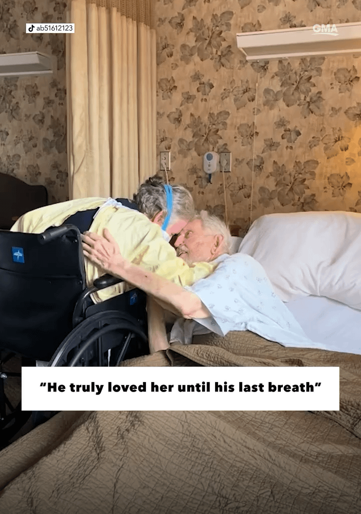 A tender goodbye after 66 years together…