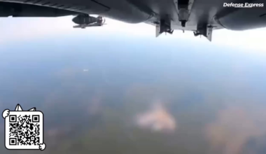 Footage of testing the Ukrainian gliding and correction module (analogous to the Russian UMPC) for FAB-500. The carrier is the Su-24 bomber. The deployment range is 60 km, with plans to extend this to 80 km. The design is identical: after release, the bomb with the glider flips 180 degrees.