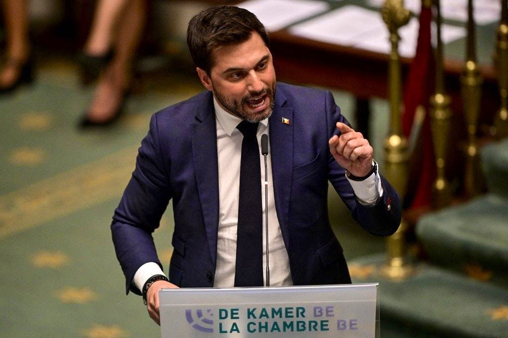 «Arriver à 5% en cinq ans, pour la Belgique, c’est impossible», estime Georges-Louis Bouchez. «Arriver à 5% en cinq ans, pour la Belgique, c’est impossible», estime Georges-Louis Bouchez.