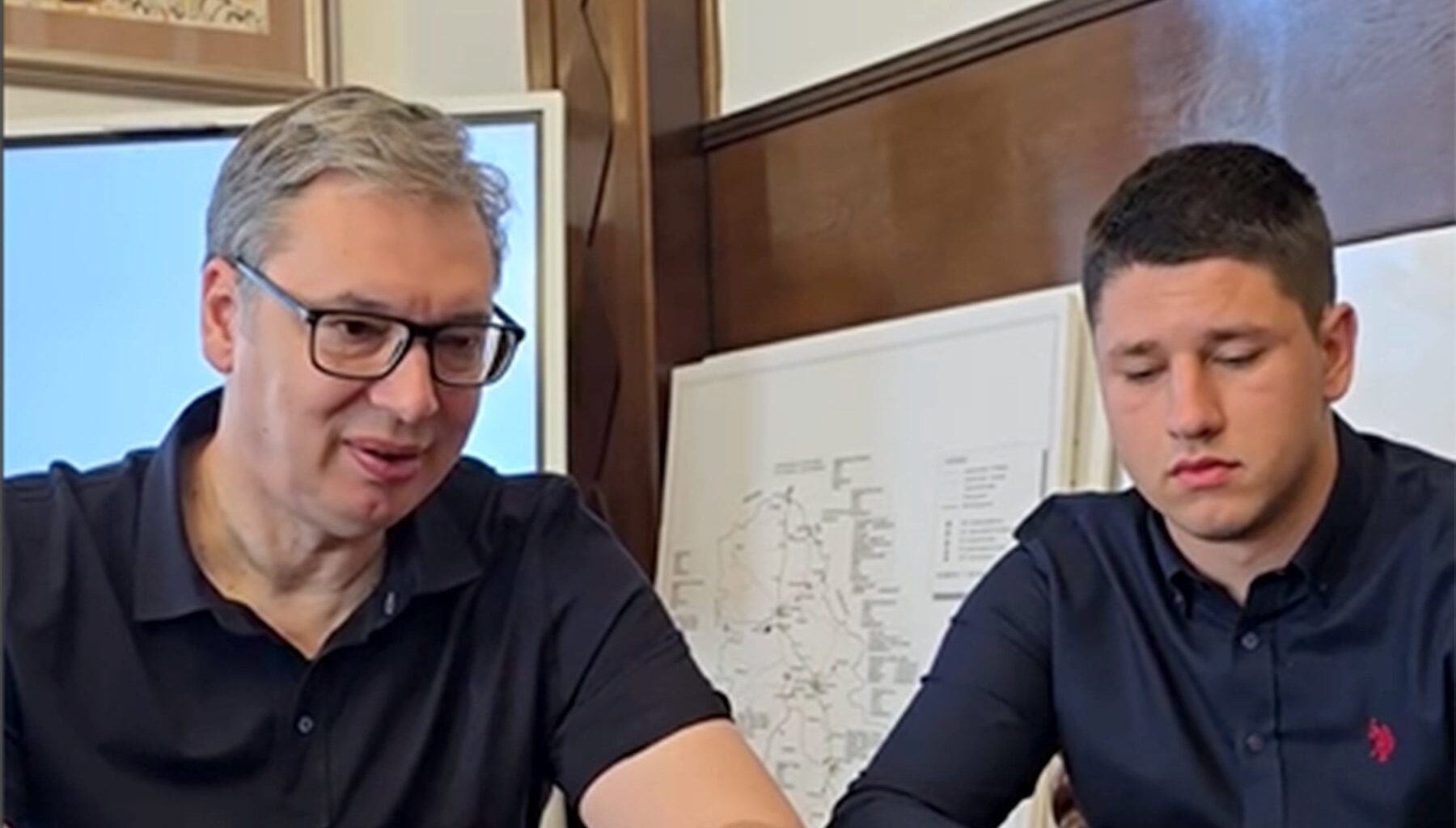 The president of Serbia called Serbian students "Nazis"
