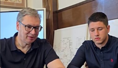 The president of Serbia called Serbian students "Nazis"
