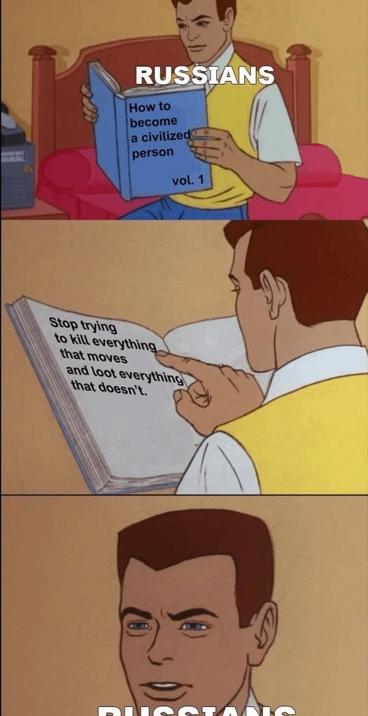 Russia is far away from being a civilised nation overall, both in the government and in the general populace.