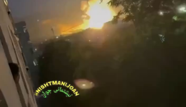 Ballistic missile bases in Piranshahr, western Iran, have been struck
