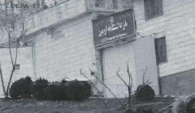 Footage beginning to circulate which appears to show an Israeli strike earlier against the entrance to Evin Prison, which is known to house political prisoners, in the Iranian capital of Tehran.