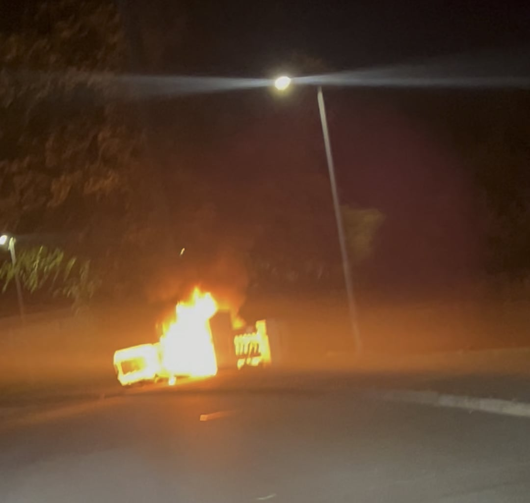 Second 5g mast burnt tonight