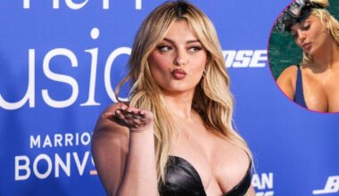 Bebe Rexha Spills Out Of Plunging Swimsuit In Croatia: Photos