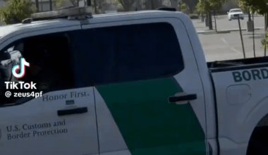 Damn, that’s ICE. Pointing rifles at people now?