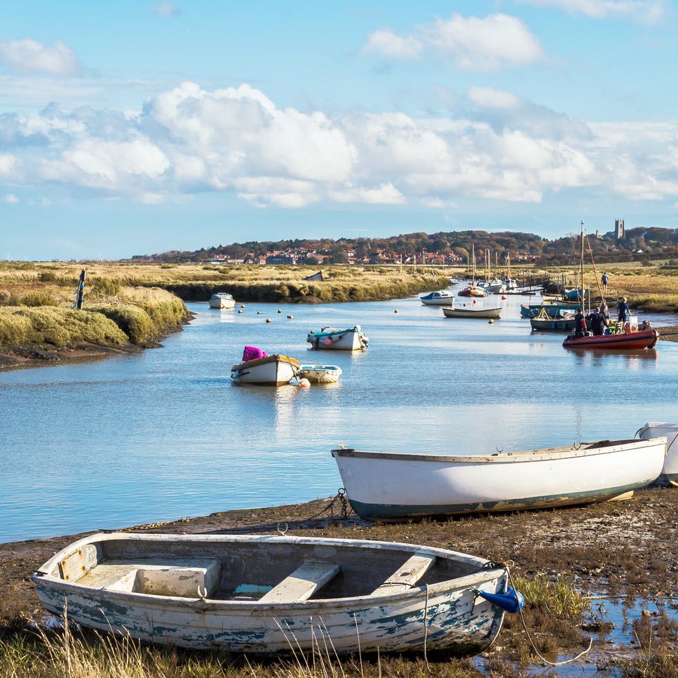 the small village of blakeney on the coast of north norfolk.