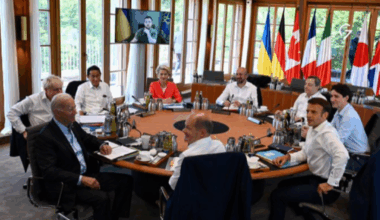 bne IntelliNews - World leaders arrive in Canada for a fractious G7 meeting and address the escalating global crises