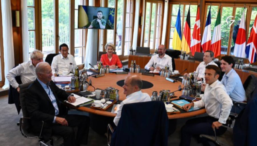 bne IntelliNews - World leaders arrive in Canada for a fractious G7 meeting and address the escalating global crises