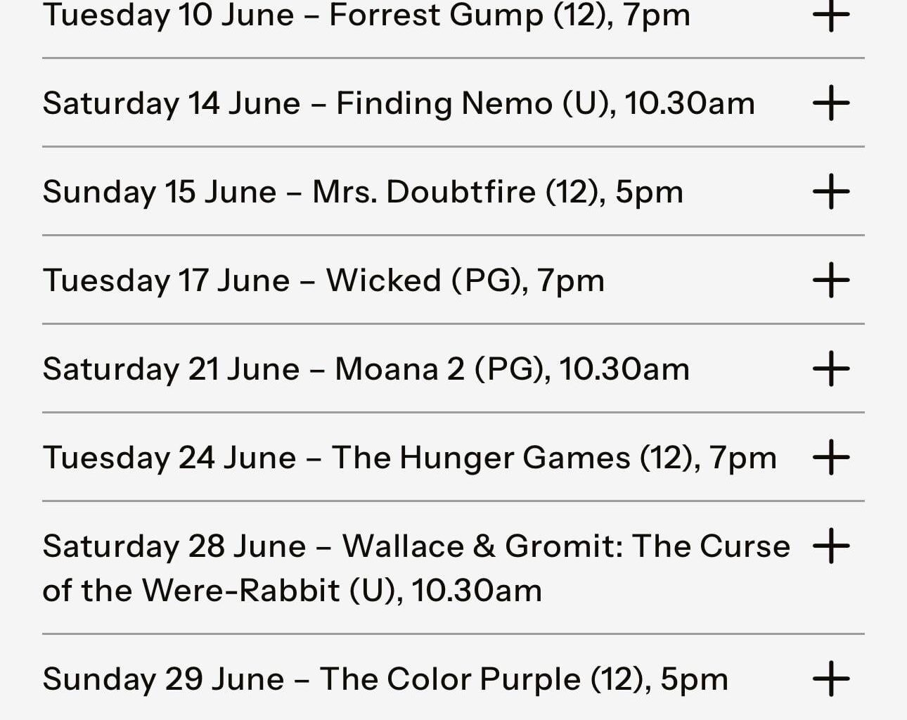 Free Open-Air Cinema this Summer