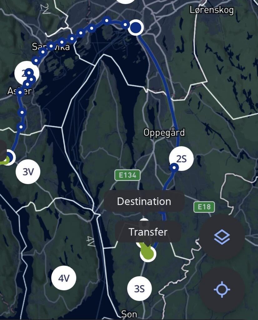 Oslo public transport issues (40 minutes by car vs 2.5h by public transport)