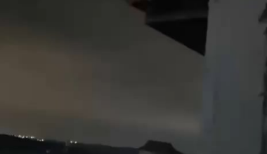 Jordanian helicopter intercepting Iranian drones