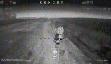 Russian soldier wearing an "anti-drone" thermal cloak was hit by the Kondor team of the 1st Presidential Brigade "Bureviy". Kupyansk direction. 07.06.2025