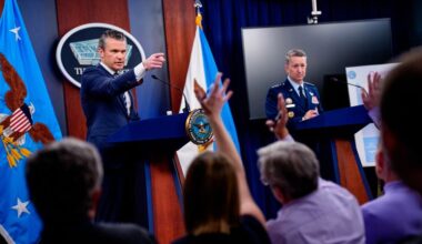 Hegseth and Caine play dueling roles as key architects of Iran strike