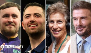 Luke Littler, Luke Humphries, Virginia Wade and David Beckham all feature in the King's Birthday Honours List