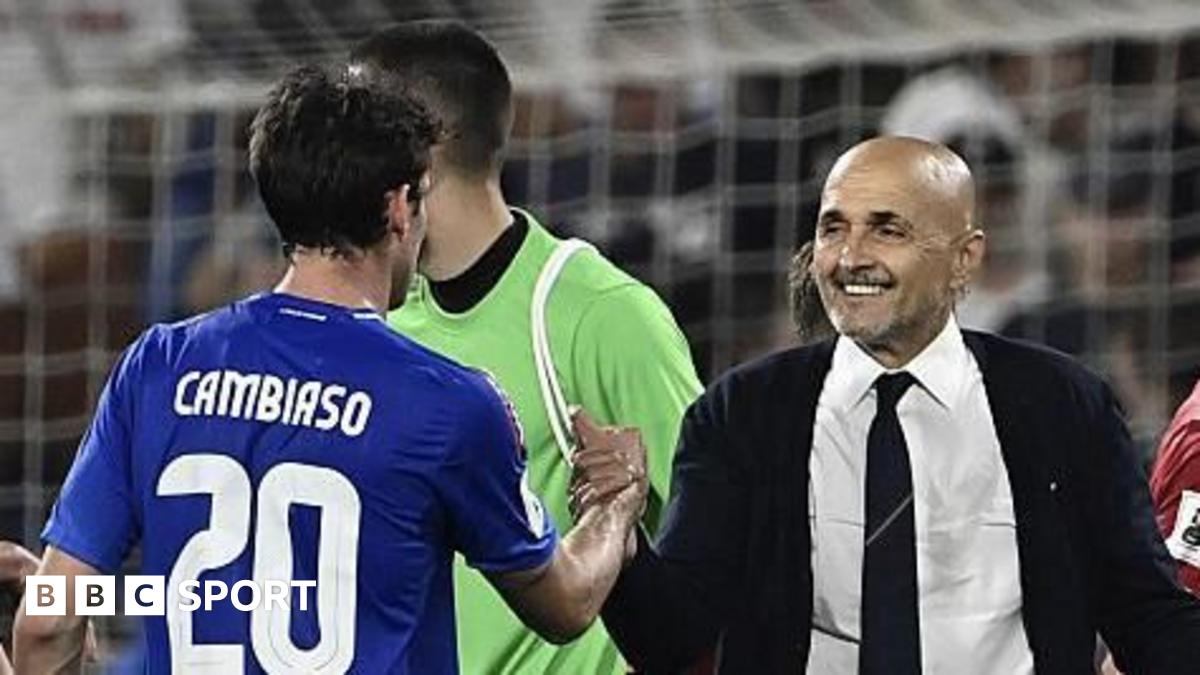 Italy 2-0 Moldova: Azzurri win Luciano Spalletti's final game as coach