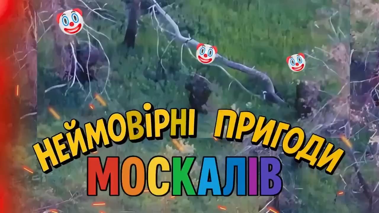 Drone footage of three Russian soldiers, unaware that their anti-drone raincoats are less effective during the day, attempt to infiltrate the positions of the Ukrainian 63rd Mechanized Brigade. Serebryansky forest, Luhansk Oblast.